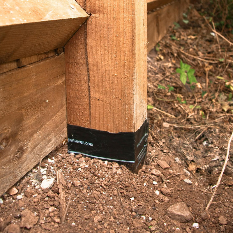 Fence Armor Postsaver Fence and Mailbox Post Rot Protection Wayfair